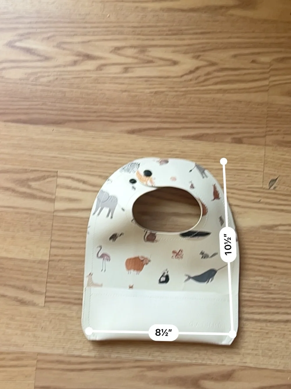 Gathre Vegan Leather Tan Animal Themed Bib